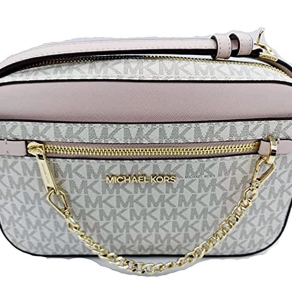 NWT MICHAEL KORS OUTLET
Jet Set Large Logo Crossbody Bag - Picture 11 of 11